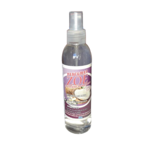 PERFUME ZOE COCO - VAINILLA PARA AUTO, ROPA Y AMBIENTES. DÉJELOS IMPECABLES !  FABRICADO CON ALCOHOL DE CEREAL (NO AL AGUA)  FRASCO 185 CC. INCLUYE VAPORIZADOR